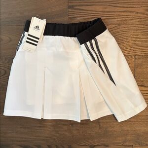 NWT Adidas sz S Climalite Black White Tennis Skirt w/ Shorts